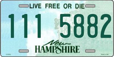 NH license plate 1115882