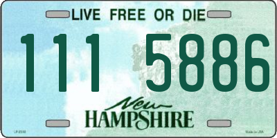 NH license plate 1115886