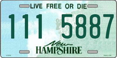NH license plate 1115887