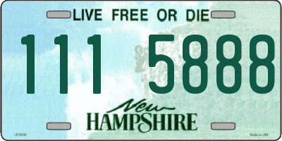 NH license plate 1115888