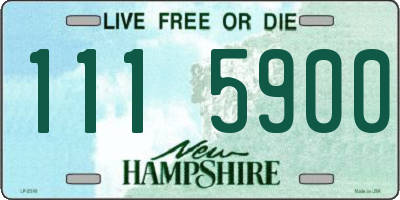 NH license plate 1115900
