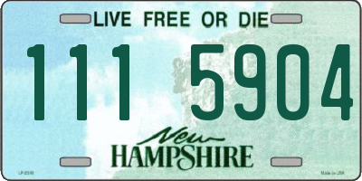 NH license plate 1115904