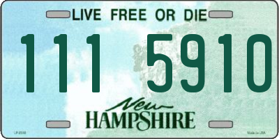 NH license plate 1115910