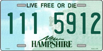 NH license plate 1115912