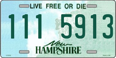 NH license plate 1115913