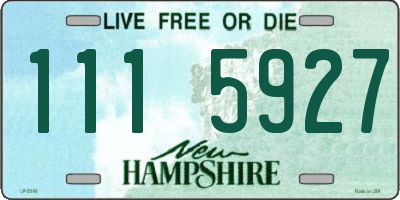 NH license plate 1115927