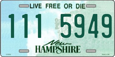 NH license plate 1115949