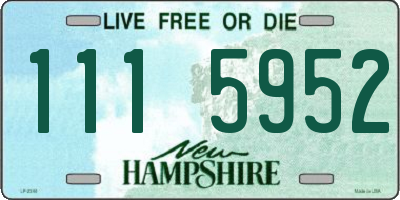 NH license plate 1115952