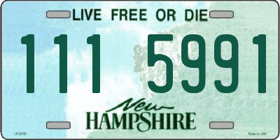 NH license plate 1115991