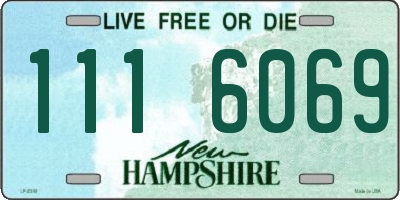 NH license plate 1116069