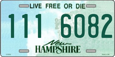 NH license plate 1116082