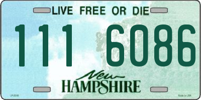 NH license plate 1116086