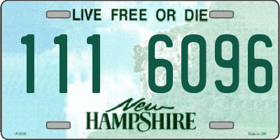 NH license plate 1116096