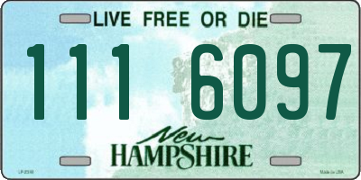 NH license plate 1116097