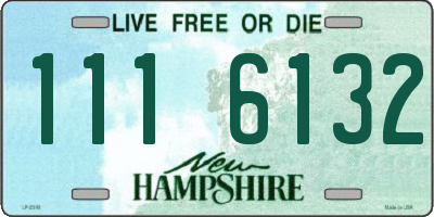 NH license plate 1116132