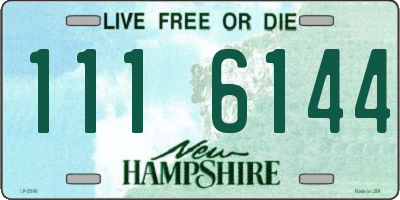 NH license plate 1116144