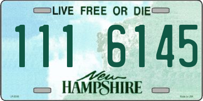 NH license plate 1116145
