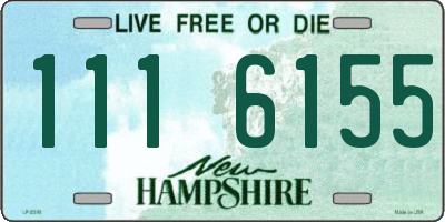 NH license plate 1116155