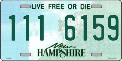 NH license plate 1116159
