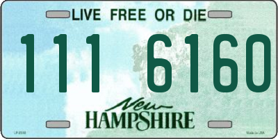 NH license plate 1116160