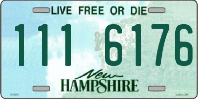 NH license plate 1116176