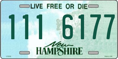NH license plate 1116177