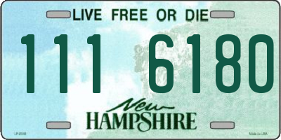 NH license plate 1116180
