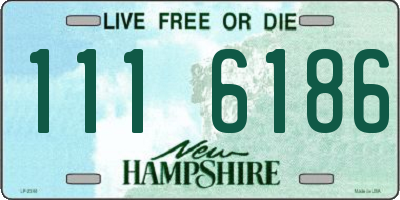 NH license plate 1116186