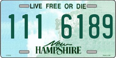 NH license plate 1116189