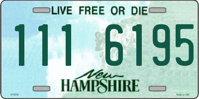 NH license plate 1116195