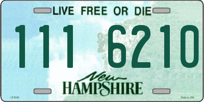 NH license plate 1116210