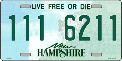 NH license plate 1116211
