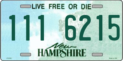 NH license plate 1116215