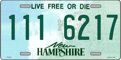 NH license plate 1116217