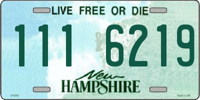 NH license plate 1116219