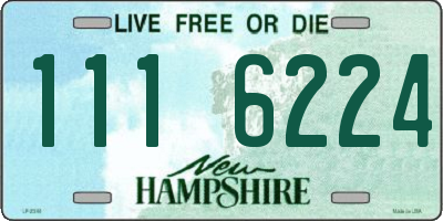 NH license plate 1116224