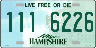NH license plate 1116226