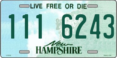 NH license plate 1116243