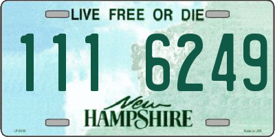 NH license plate 1116249