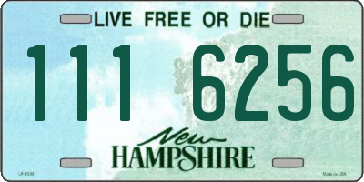 NH license plate 1116256