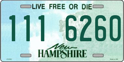 NH license plate 1116260