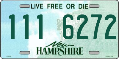 NH license plate 1116272
