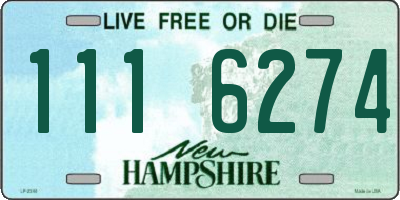 NH license plate 1116274