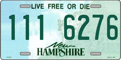 NH license plate 1116276