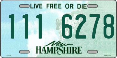 NH license plate 1116278