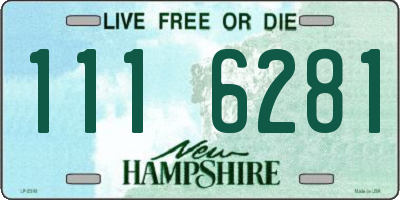 NH license plate 1116281