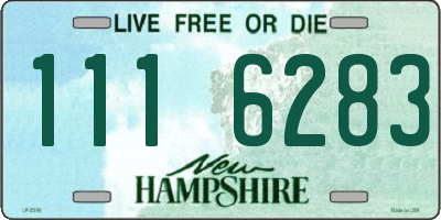 NH license plate 1116283