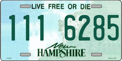 NH license plate 1116285