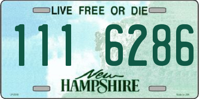 NH license plate 1116286