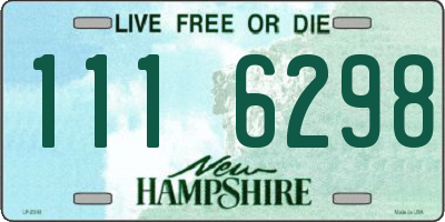 NH license plate 1116298